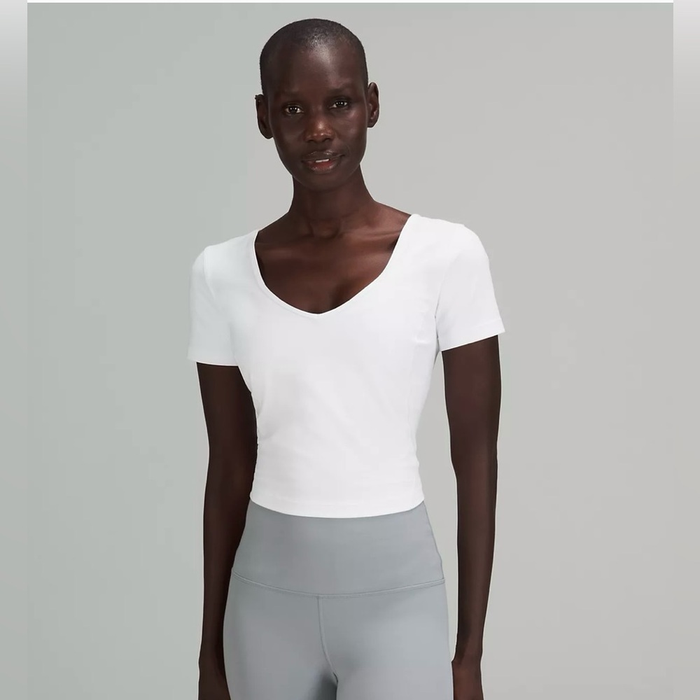 Lululemon Nulu Cropped Slim Yoga Short Sleeve